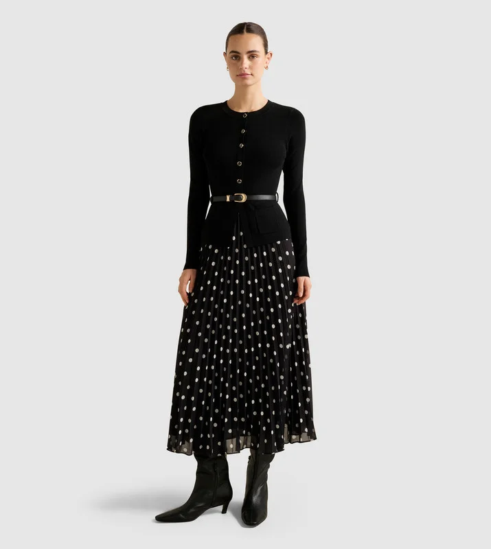 forever new DAPHNE Waistcoat Knit Midi Dress